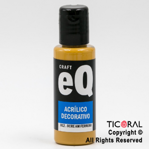 ACRIL.DECOR.EQ 812 OCRE AMARILLO FERROSO 50ML X 1